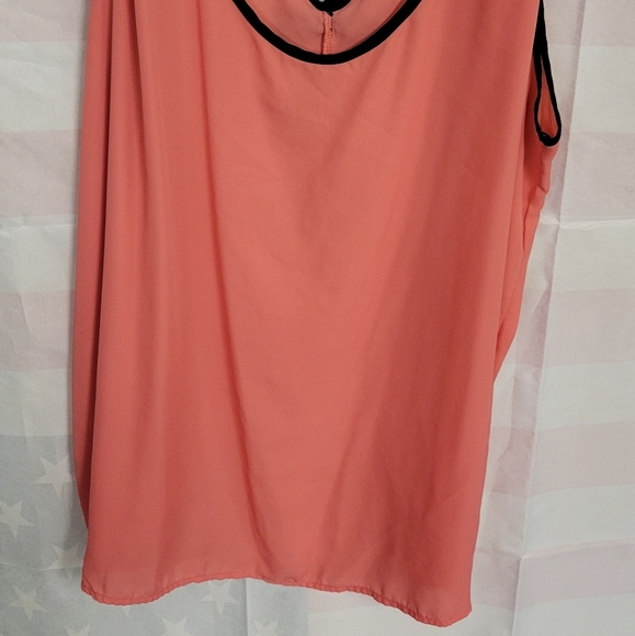 Julie's Closet Peachy Orange Sleeveless Bow Back - Picture 6 of 8